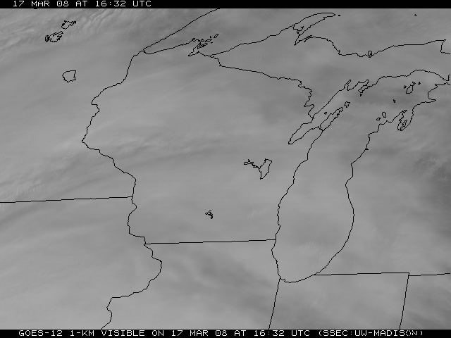 Midwest Visible Satellite Image - Click to enlarge